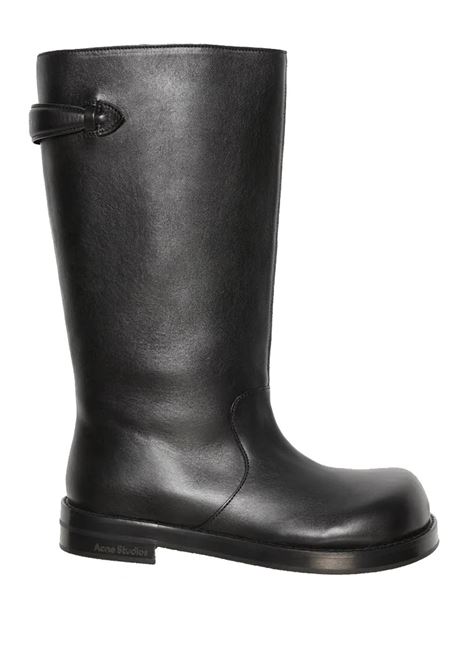 leather boots woman black ACNE STUDIOS | AD0854900